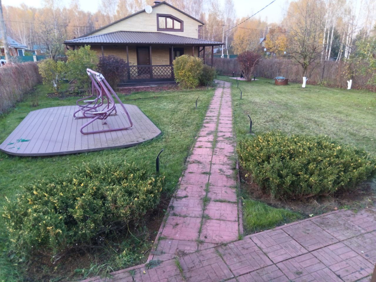 Работа с газоном